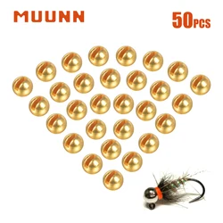 MUUNN Cuentas ranuradas de tungsteno para pesca con mosca