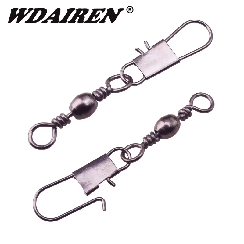Conector giratorio acero inoxidable Pin – Señuelo anzuelos a presión - imagen 2