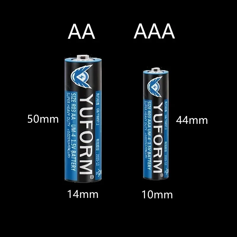 Pilas AAA en diferentes dispositivos