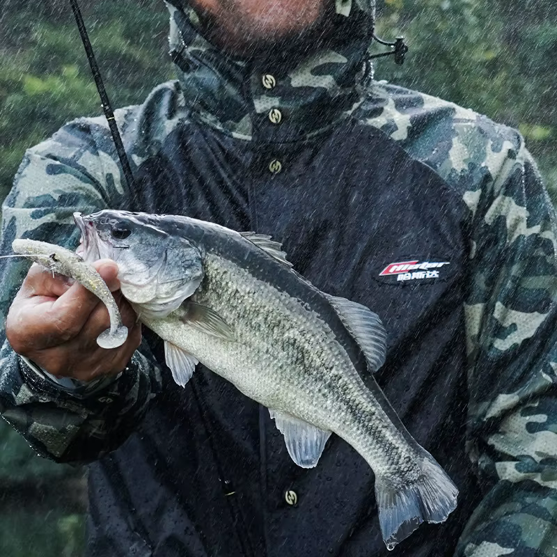 HISTAR Chubasquero de pesca largo impermeable – Oxford TPU ligero - imagen 5