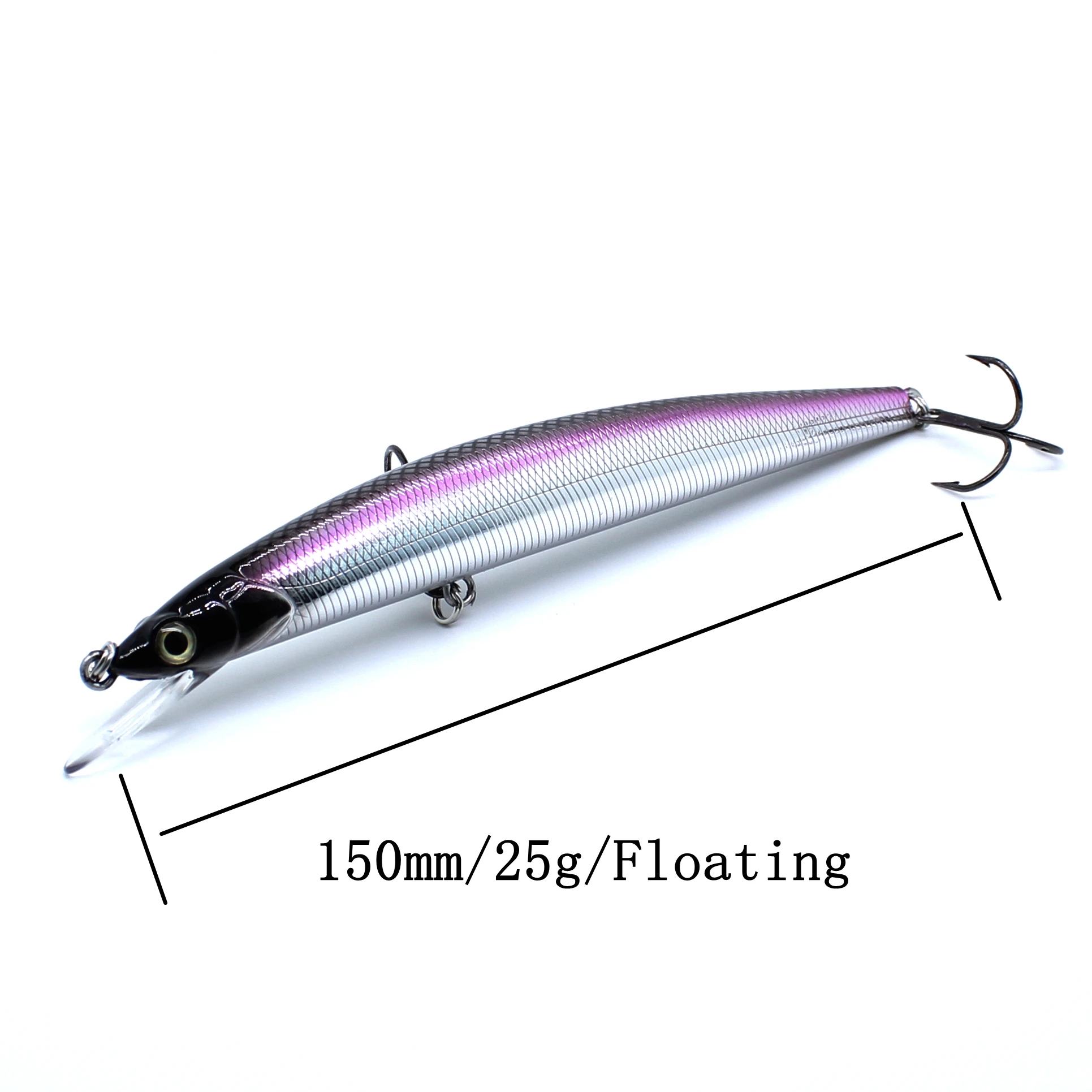 AOCLU Minnow Jerkbait flotante agua salada profesional – anzuelos VMC - imagen 4