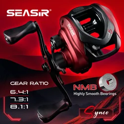 Carrete de pesca SEASIR SYNCO – rodamientos NMB para agua salada