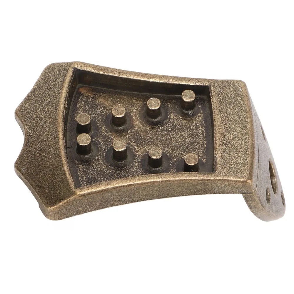 Cordal de mandolina metálico bronce con tornillos y puente - imagen 2