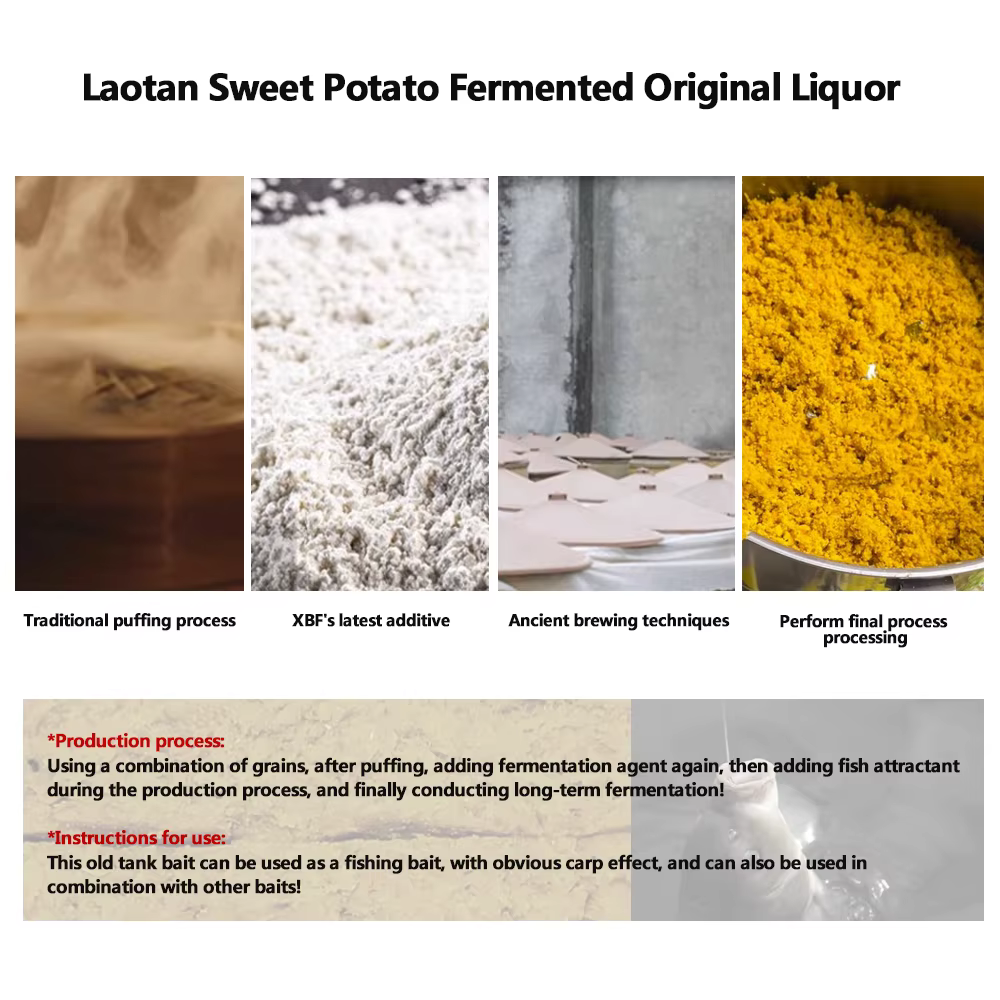 Cebo Maíz Fermentado con Batata Laotan para Carpa y Cruciana - imagen 2