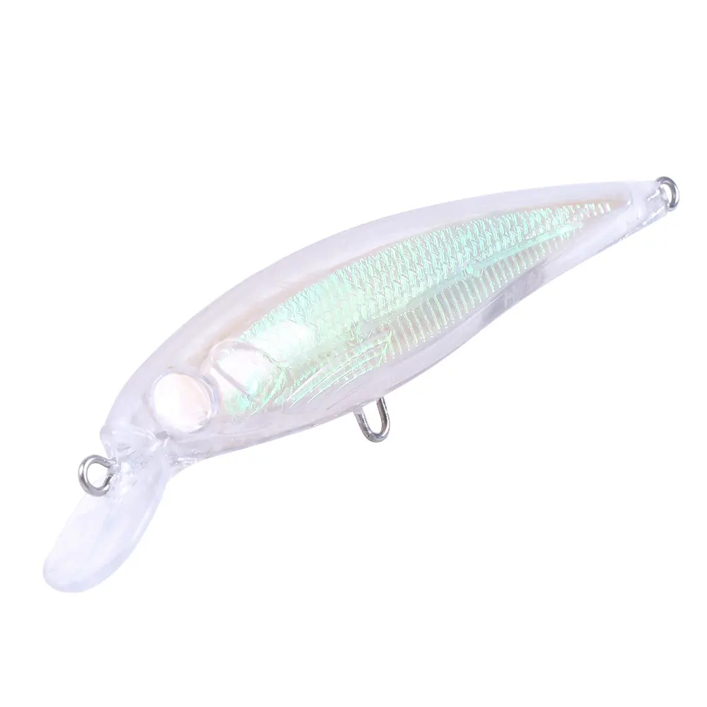 Lote completo de 10 cuerpos de señuelo tipo Minnow sin pintar