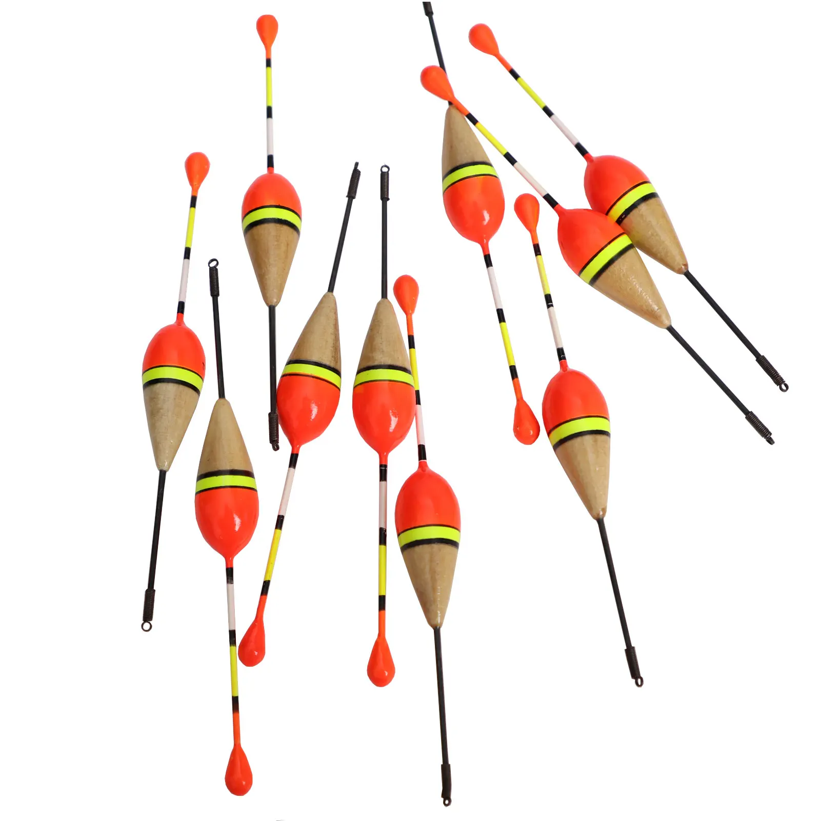 Juego de 10 flotadores de pesca FREE FISHER