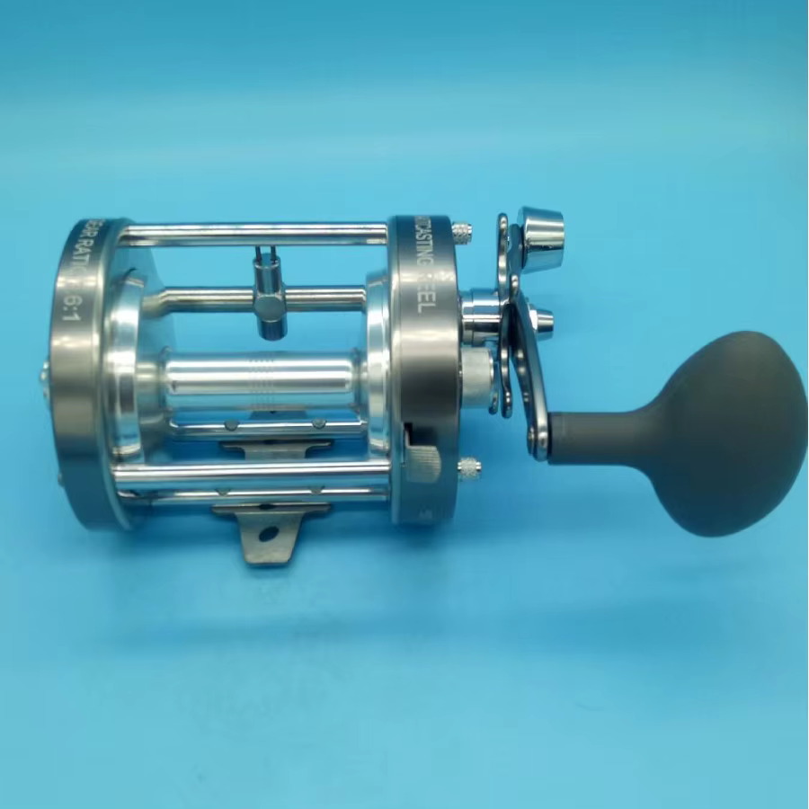Carrete de pesca tambor metálico CL60A duradero para agua salada - imagen 4