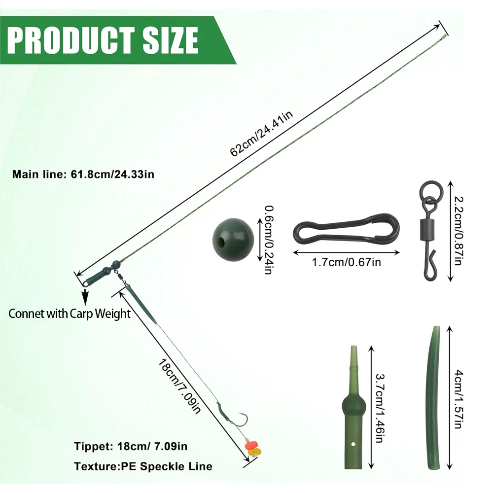 Chod Rig Premontado para Carpa – Leadcore - imagen 4
