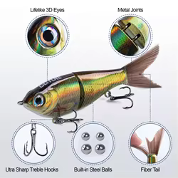 Señuelo Goture Fiber Tail 12 cm – Cuerpo texturizado para fondo