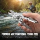 Tijeras de pesca portátiles multifunción de acero inoxidable para línea - imagen 3