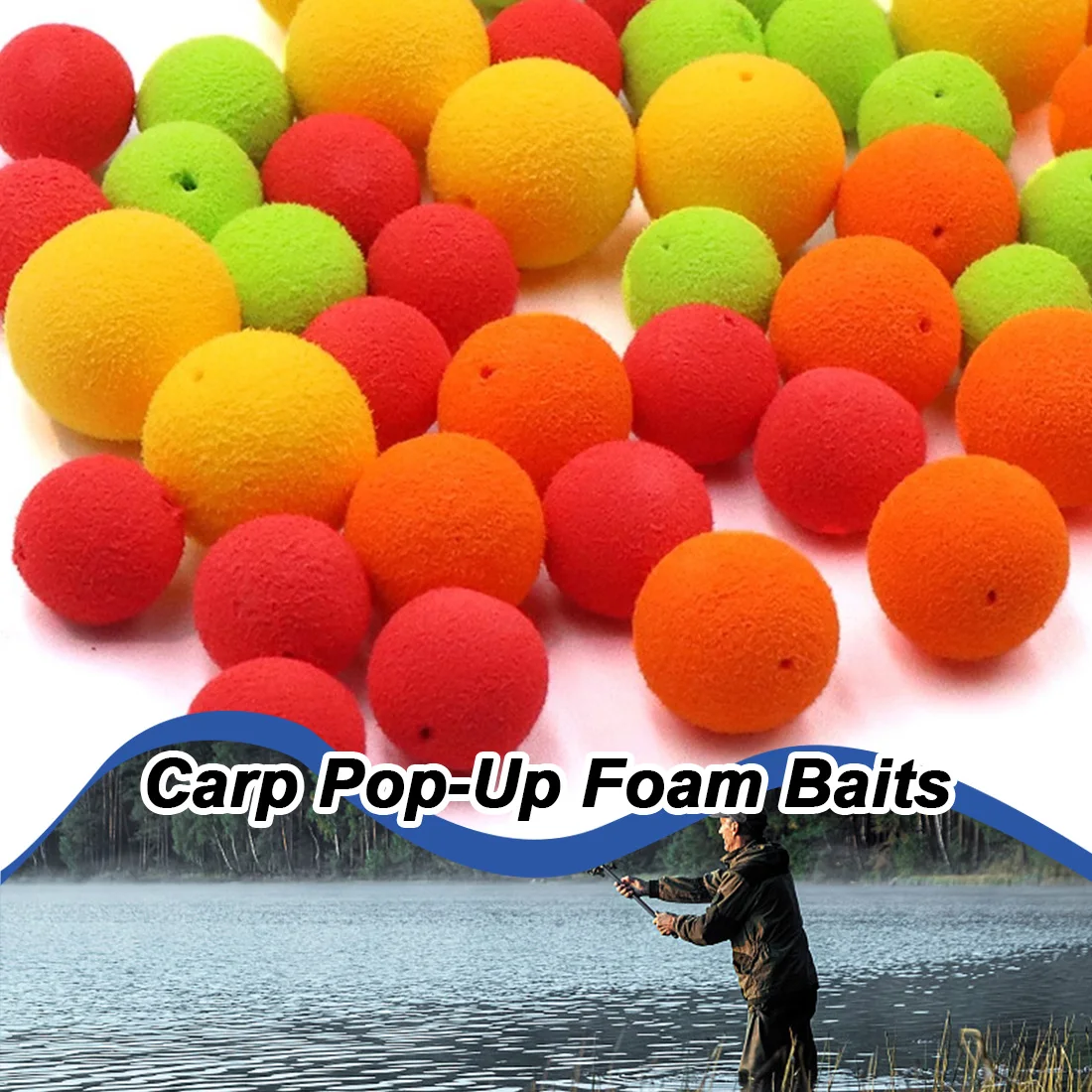 9KM Pellets de espuma blandos flotantes para carpa