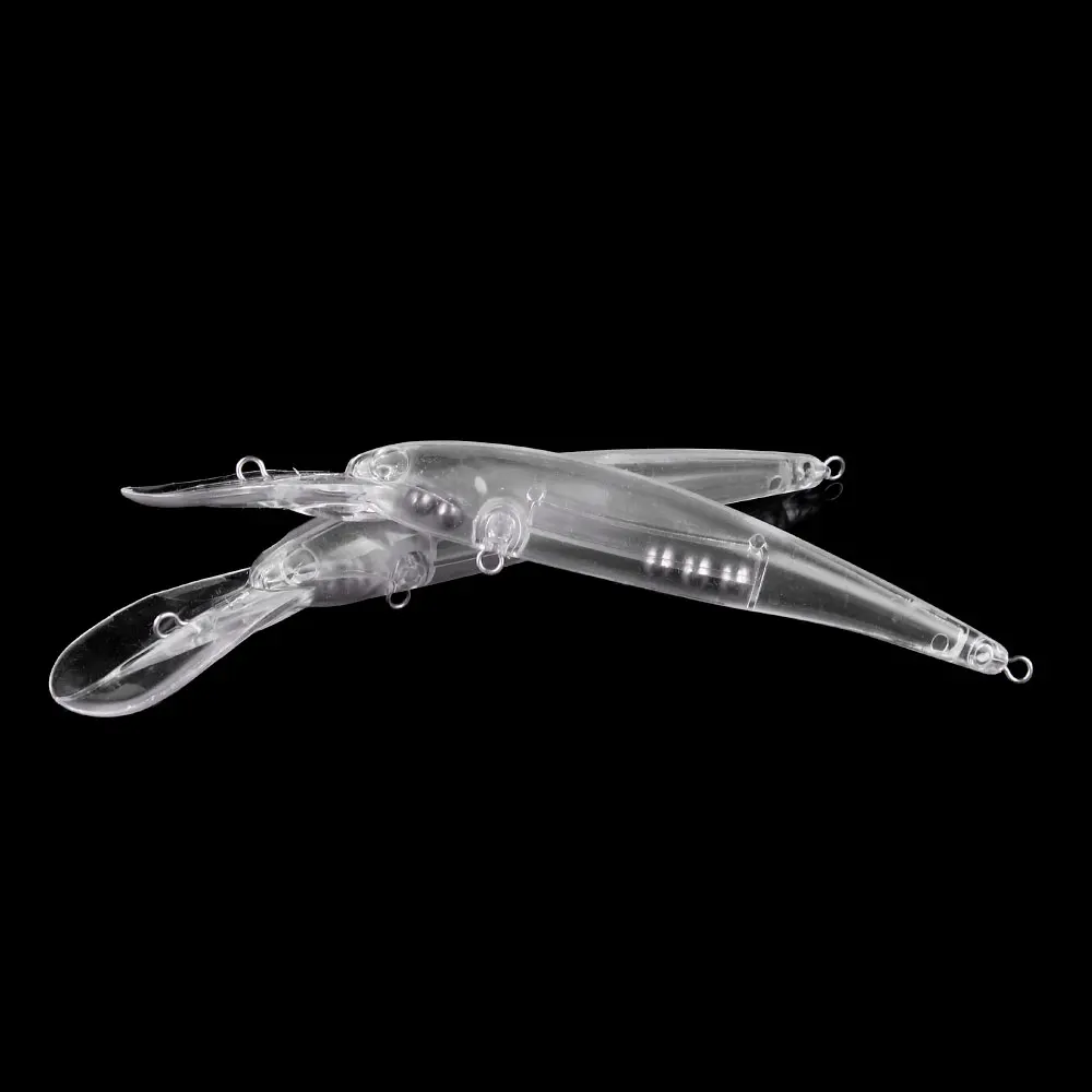 Señuelo Jerkbait Wobbler Minnow transparente para pintura personalizada - imagen 2