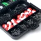 Kit accesorios pesca: ganchos giratorios, plomos y flotadores - imagen 3