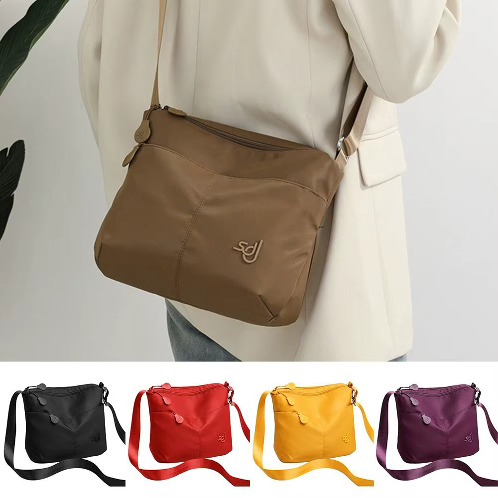 Bolso bandolera impermeable ligero de nailon con correa ajustable - imagen 4