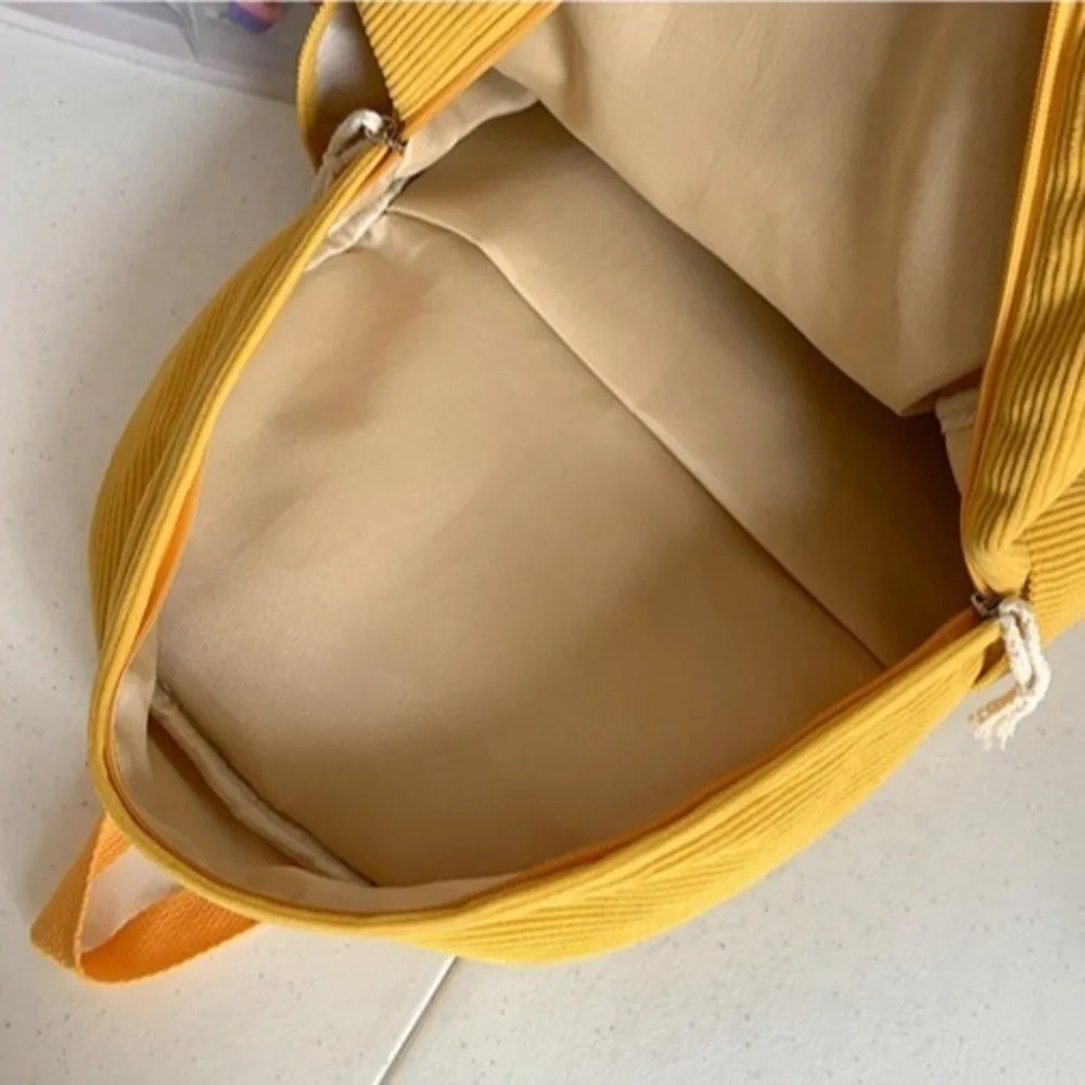 Detalle de la mochila y su forma