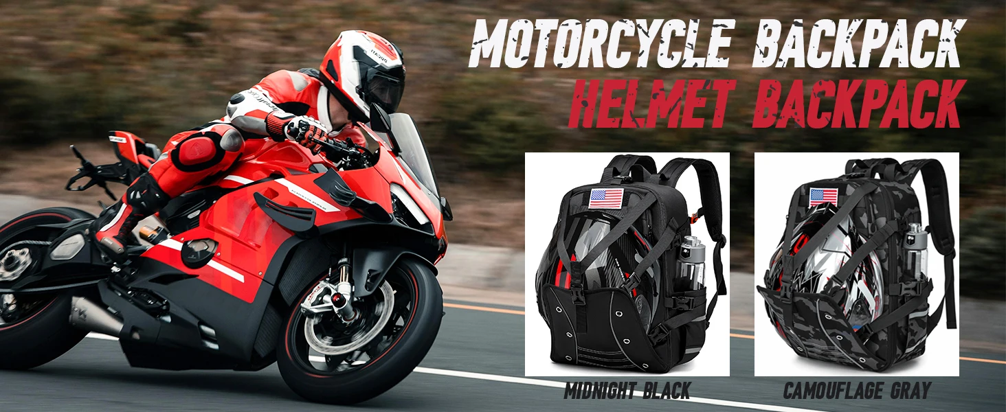 Bolsa para casco de motocicleta de uso multifuncional