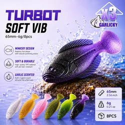 Kingdom vinilo hundimiento lento swimbait TPE para lucio y black bass