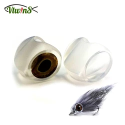 Moscas cabeza de pez con ojos 3D Vtwins streamer para atar