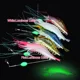 Señuelo luminoso de camarón con gancho – cebo suave de silicona - imagen 2