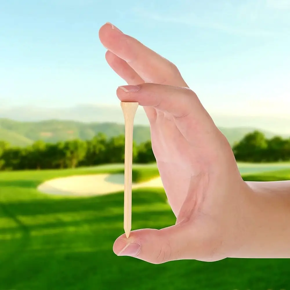 Soportes de bola de golf de bambú biodegradables y resistentes - imagen 3