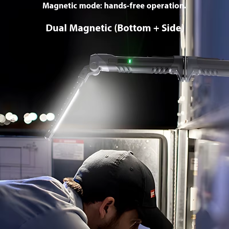 Lámpara de trabajo LEM recargable LED magnética con batería de litio - imagen 5