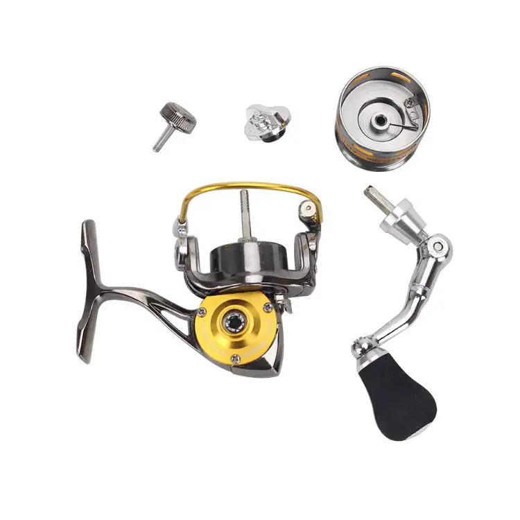 Carrete giratorio WEIHE Mini II de metal para pesca en el mar - imagen 2