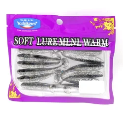 Wobblers Swimbait de silicona con cola en T para Lucio