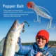 Señuelos de superficie con ojos 3D – plástico ligero para peces