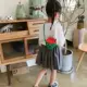 Bolso bandolera infantil de fresa con monedero cruzado brillante - imagen 2