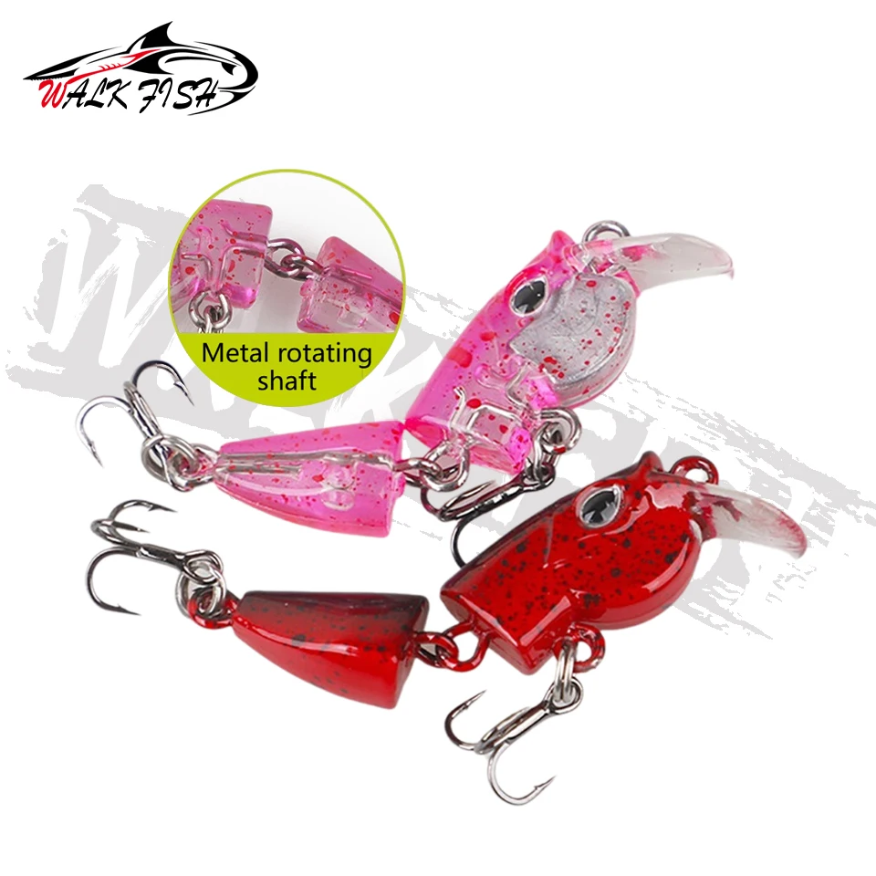 WALK FISH Mini Swimbait Minnow hundible – micro señuelo - imagen 4