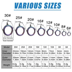 Kit reparación ojos caña – Anillos guía + punta superior de aceroinoxidable