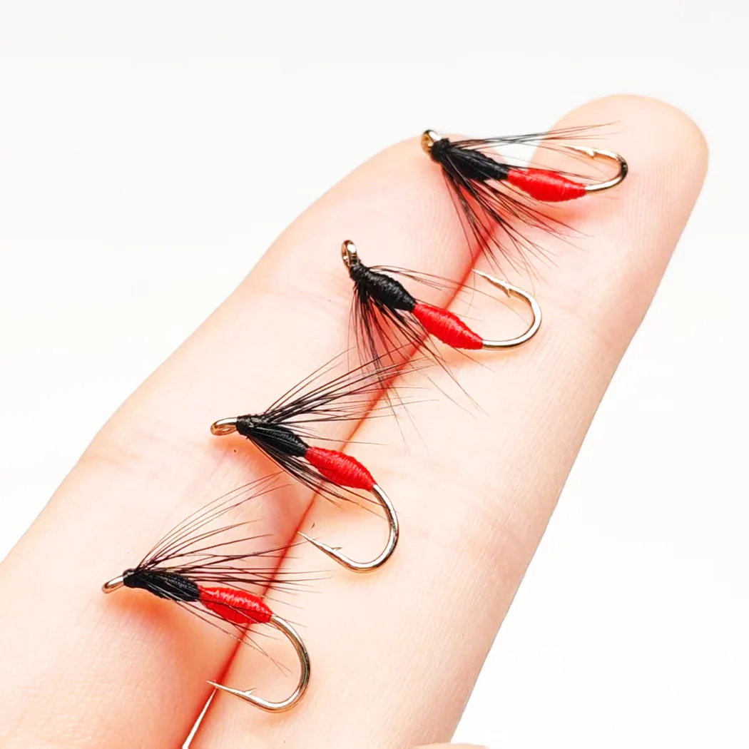 Ninfa roja de mosca hormiga artificial para trucha y pesca - imagen 5