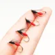 Ninfa roja de mosca hormiga artificial para trucha y pesca - imagen 5