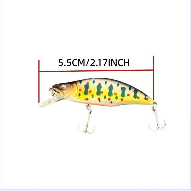 JACKALL Makou Lu Ya señuelo sumergible para trucha en ríos - imagen 4