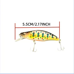 Señuelo hundimiento rápido MEGAIMABASS para trucha de cuerpo plano