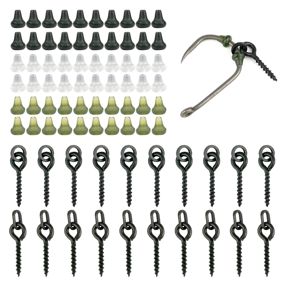 Cuentas de goma Hirisi Ronnie Rig para carpa