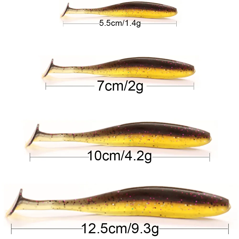 Señuelo blando GOBAIT tamaño 5,5 cm