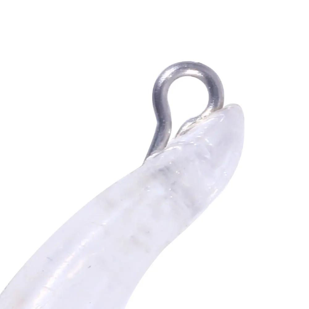 Señuelo de pesca transparente sin pintar