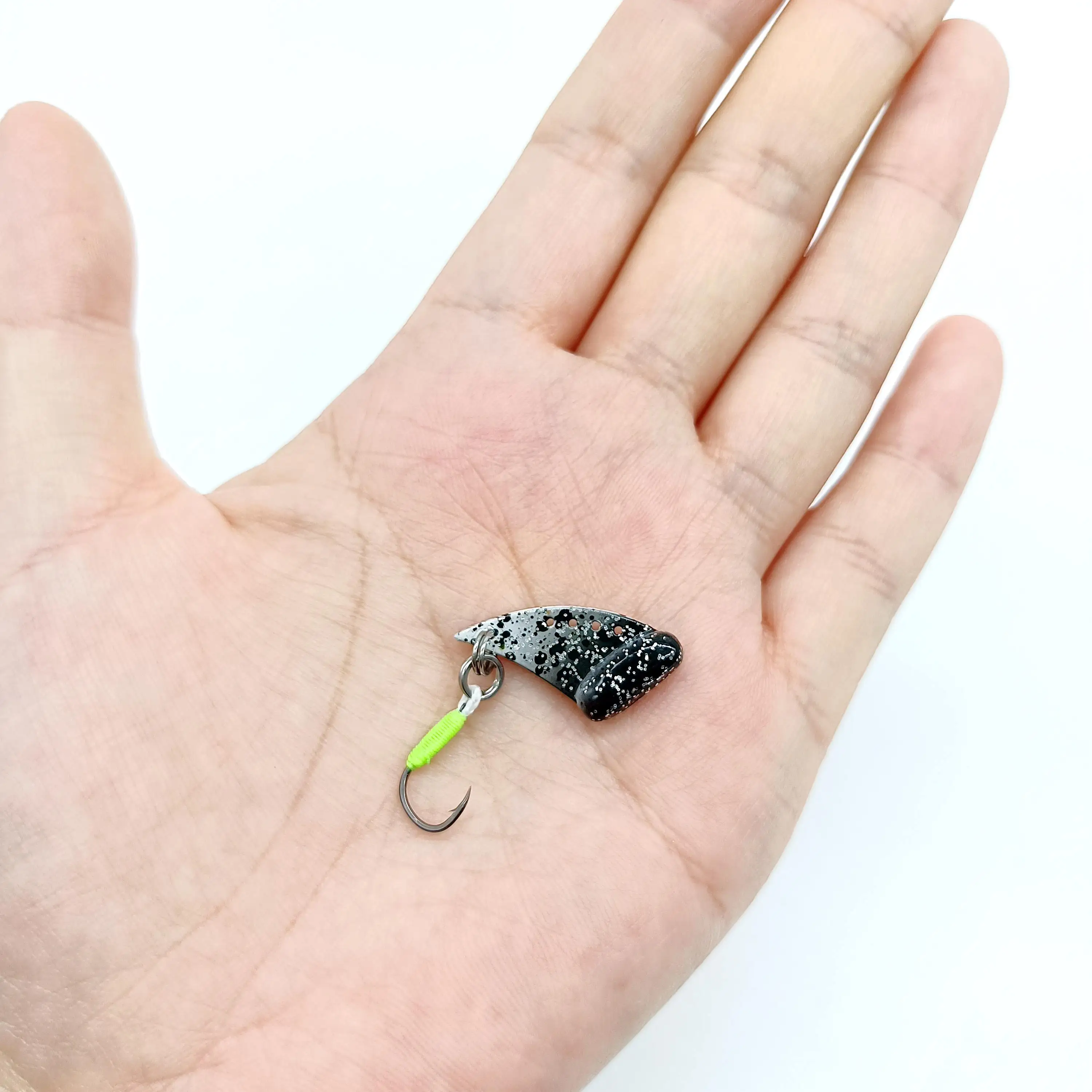Duoduoyu VIB mini metálico con anzuelo sencillo para pesca a spinning - imagen 5