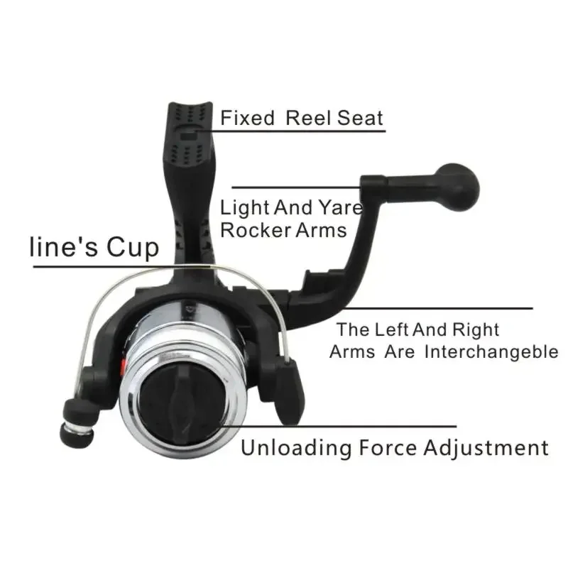 Carrete Spinning de Aluminio para Pesca en Agua Dulce y Mar - imagen 3