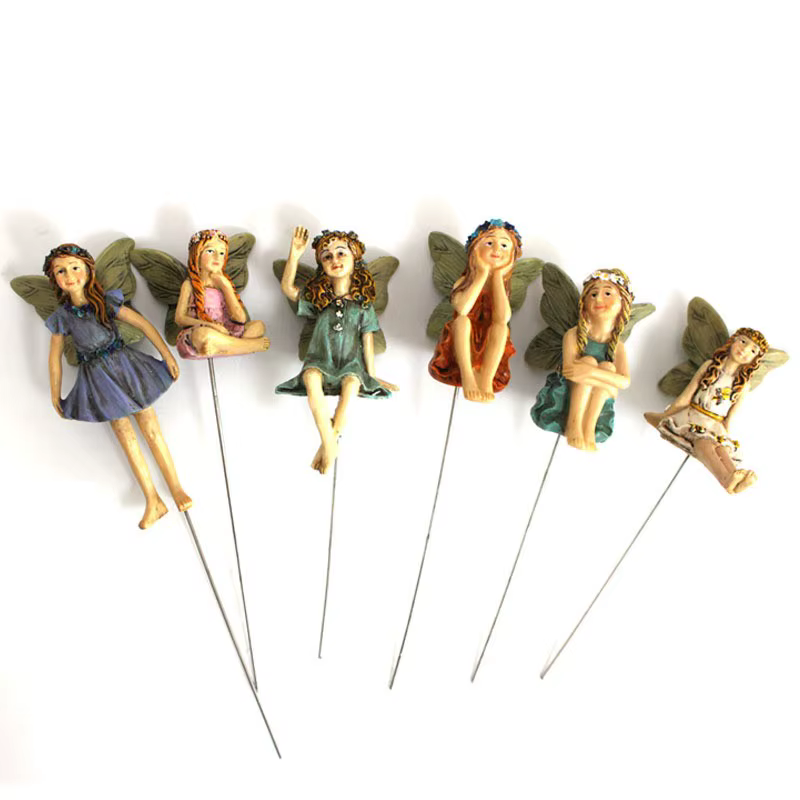 Fairy Garden figuras hadas miniatura decoración al aire libre - imagen 2
