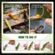 Goture Anzuelos Jig Offset con Barba, acero carbono para vinilo - imagen 5