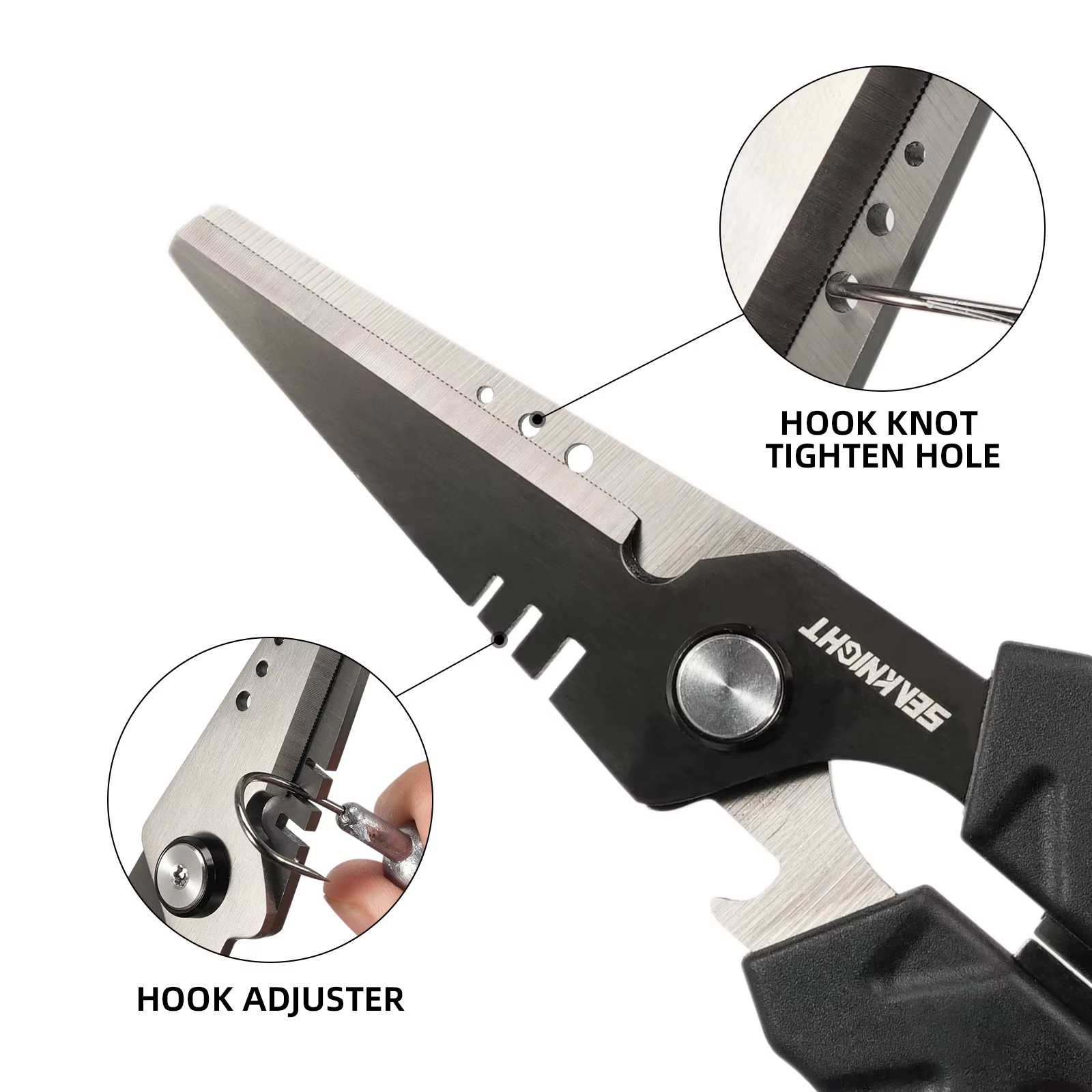 Tijera de Pesca SeaKnight SK003 – Acero Inoxidable con Titanio - imagen 2