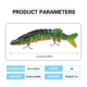 Señuelo Swimbait multisegmentado biónico para depredadores - imagen 5