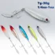 Señuelos cucharilla metal holográficos para jigging vertical, lubina - imagen 5