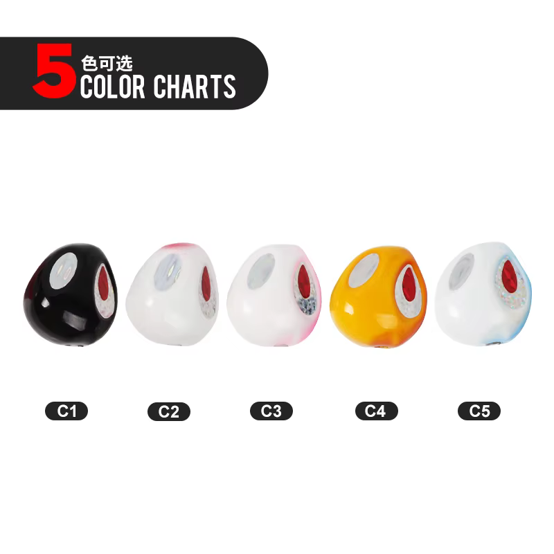 Moon Fish Head TEASER J88 – Cebo luminoso para pesca en barco, 60-200g - imagen 5
