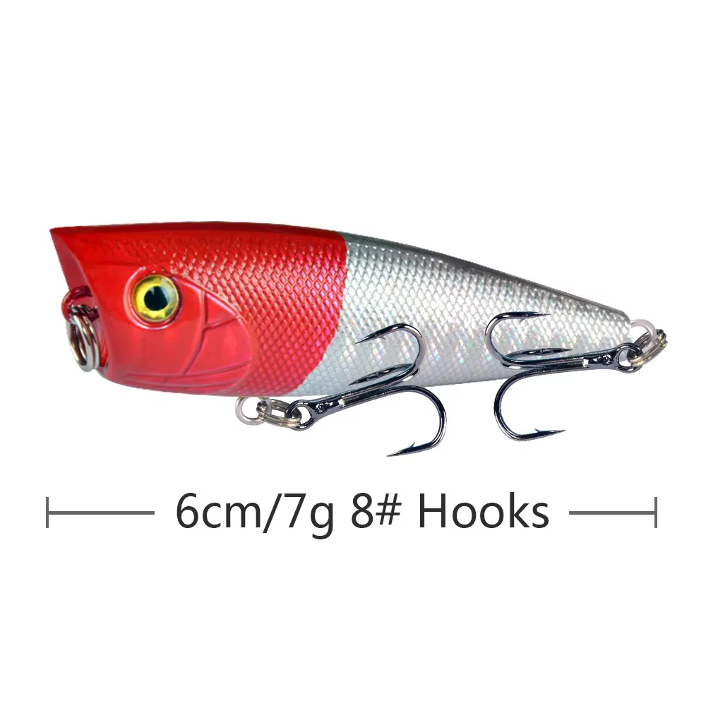 Popper topwater duro – Señuelo de superficie para cebo artificial - imagen 4