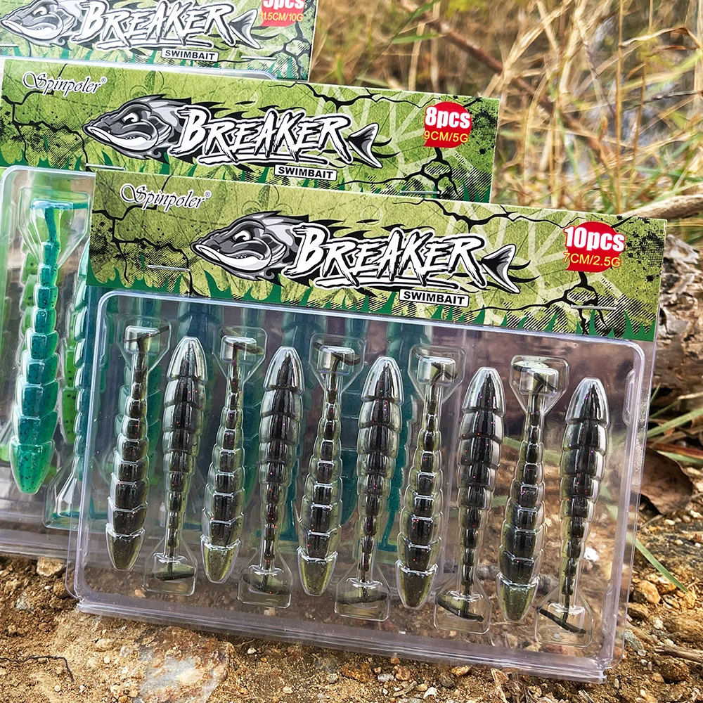Spinpoler Breaker Swimbait 7cm – Paddle Tail para lubina y trucha - imagen 5