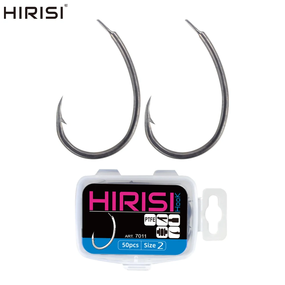 Hirisi Anzuelos PTFE para carpa – púas recubiertas - imagen 2