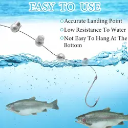Plomos de pesca tipo huevo desmontables con clip para lubina